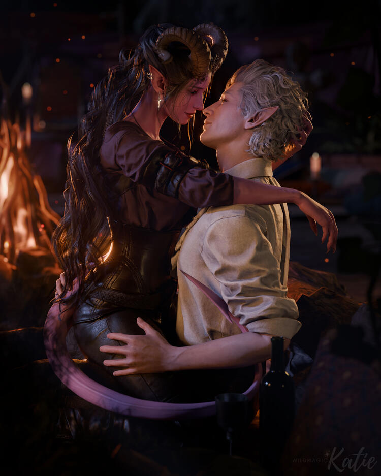 Innirith & Astarion (crimzonrite.bsky.social)